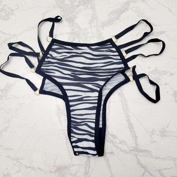 2/$20 Brand New Sexy Zebra Pattern Underwear Panties Size: XL - Picture 6 of 7
